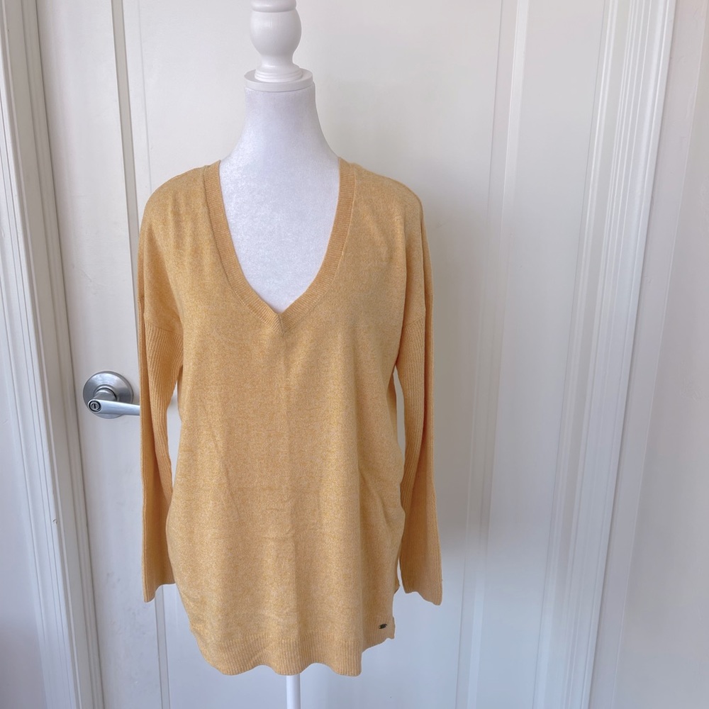 American Eagle V-neck Preppy Pull Over Women’s Sweater Size Medium